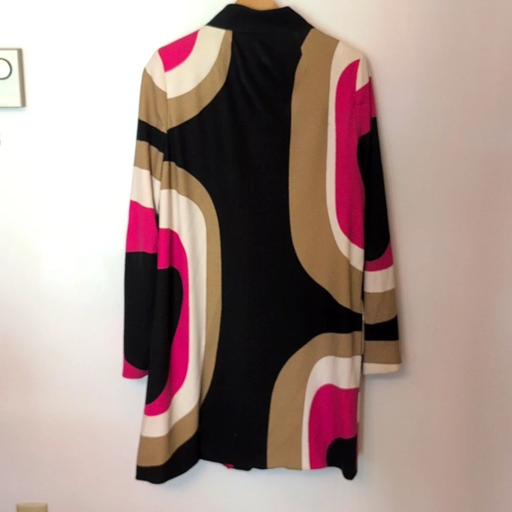 Stunning Mod Long Coat Size 12 - Picture 6 of 12